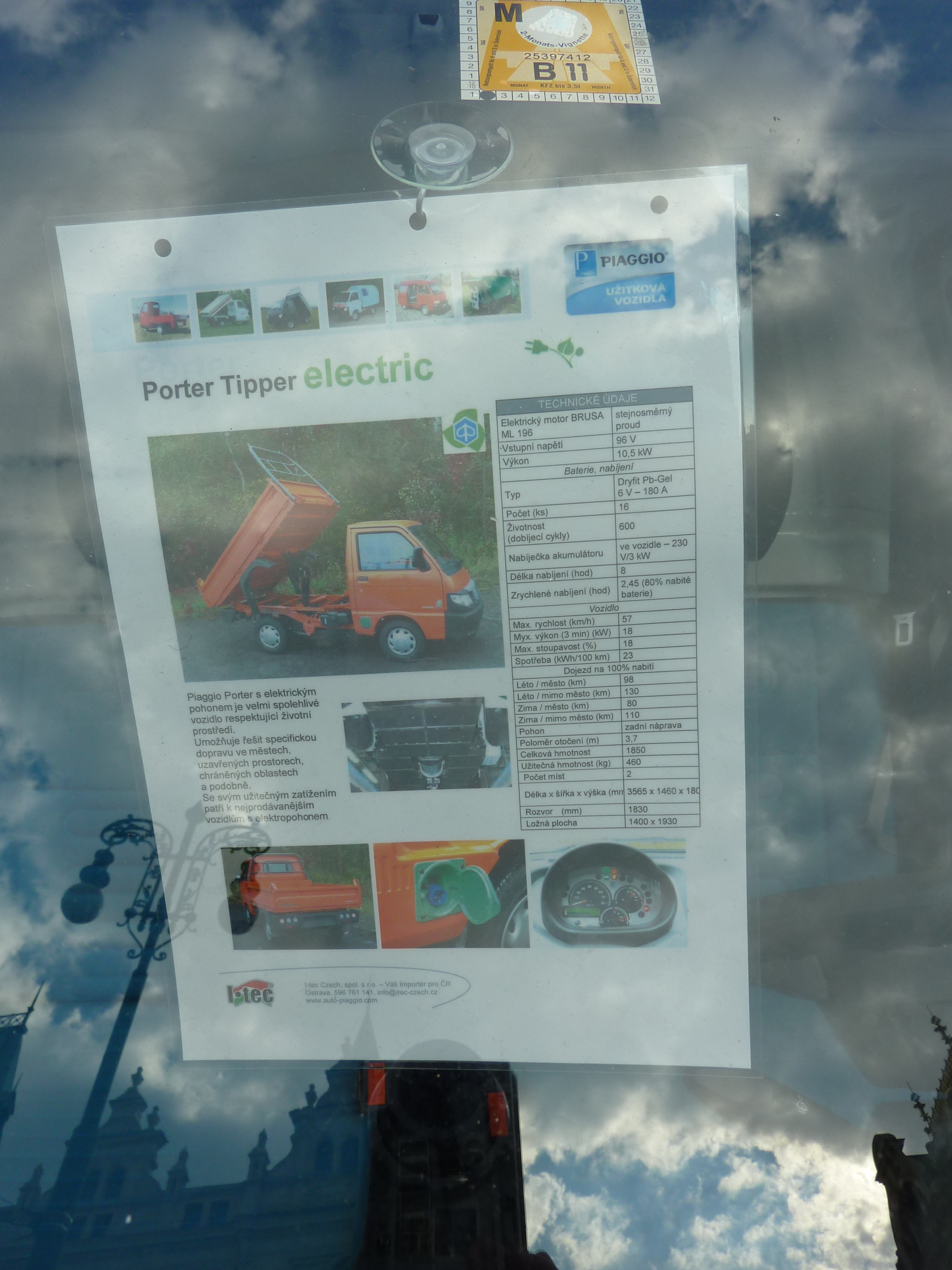 Piaggio Porter Tipper electric